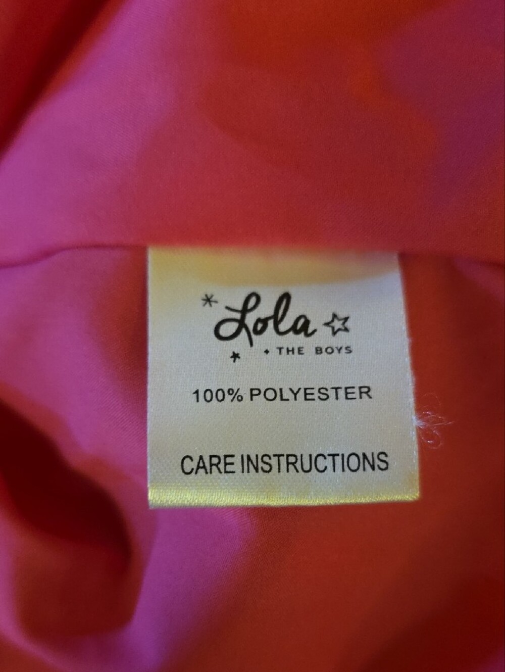 Lola + The Boys Bright Mia Pink Fringe A-Line Party Dress -  NWT Size 14T - Picture 7 of 10